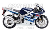 2001-2003 Suzuki GSXR 600-750 Carenados