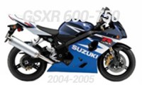 2004-2005 Suzuki GSXR 600-750 Carenados