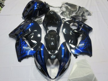 Azul Eléctrico 1997-2007 Suzuki GSXR 1300 Carenados Moto