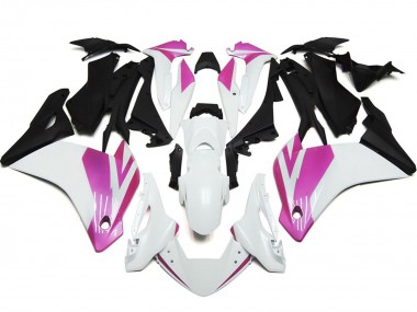 Brillo Rosa & Blanco 2011-2014 Honda CBR250RR Carenados Moto
