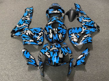 Camuflaje & Azul 2005-2006 Honda CBR600RR Carenados Moto