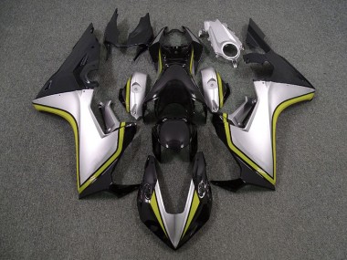 Plata & Negro & Amarillo 2017-2023 Honda CBR1000RR Carenados Moto