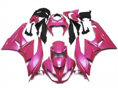 Rosa Brillante Vibrante 2009-2012 Kawasaki ZX6R Carenados Moto